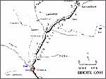 Map of Bhote Koshi River