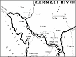 Map of Karnali River