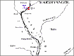 Map of Marshyangdi River