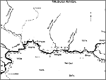 Map of Tishuli River