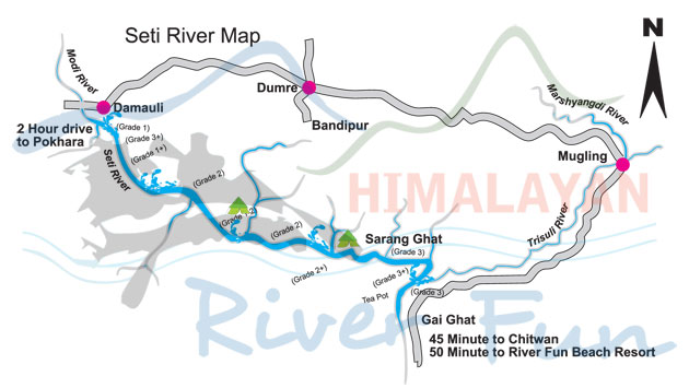 Seti River Map
